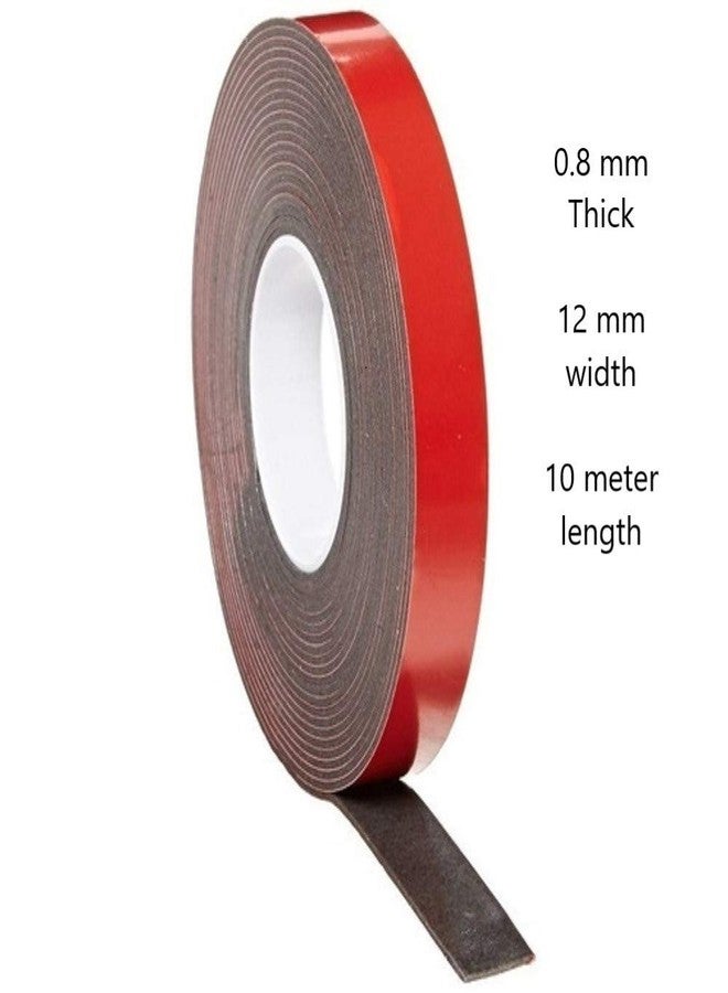 TJIKKO Double Sided VHB Tape/Acrylic Tape Premium Grade 0.8 mm Thick 12 mm Width 10 Meter Length Grey (Set of 2) - Image 5