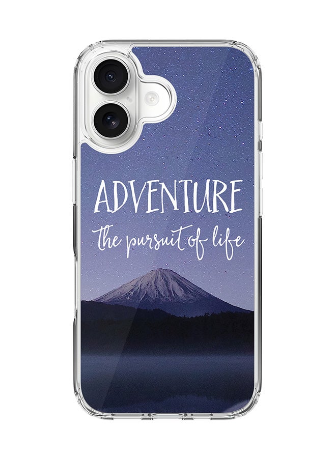 Stylizedd Classic Clear MagSafe Case for iPhone 17 , Hybrid Soft Case Flexible Edges Anti Drop TPU PC Gel Thin Transparent Cover [ Designed for iPhone 17 ] - Adventure