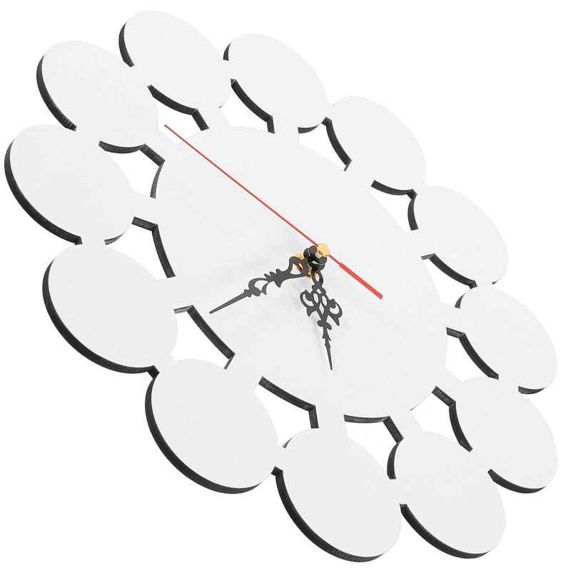 DIY Sublimation Wall Clock Heat Transfer Hanging Blank Clock Decoration No Battery - Image 1