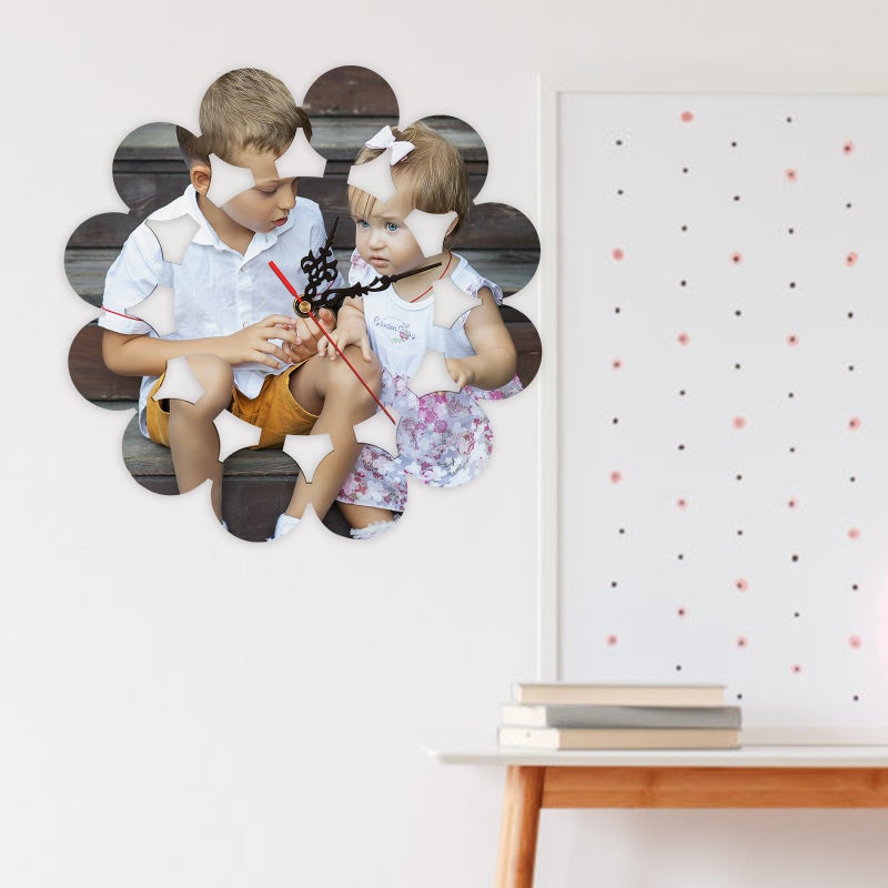 DIY Sublimation Wall Clock Heat Transfer Hanging Blank Clock Decoration No Battery - Image 3