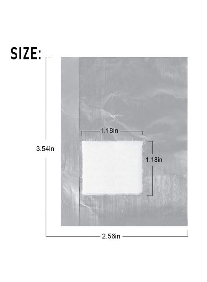 Rvetol 400Pcs Nail Polish Remover Gel Nail Foil Wraps Aluminium Soak Off Foils Cotton Pads Gel Nail Polish Wraps Removal Tool Kit Finger Nail Polish Remover with Lint Free Lager Cotton Pad - Image 5
