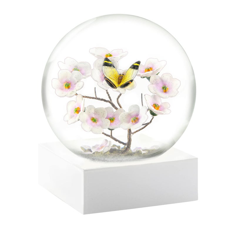 CoolSnowGlobes CoolSnowGlobes Butterfly on Branch Cool Snow Globe 
