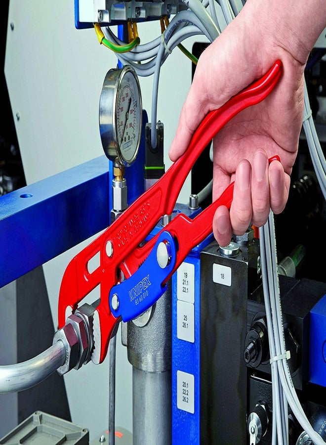 KNIPEX Tools - Swedish Pattern Pipe Wrench, S-Shape Fast Adjust (8360010) - Image 3