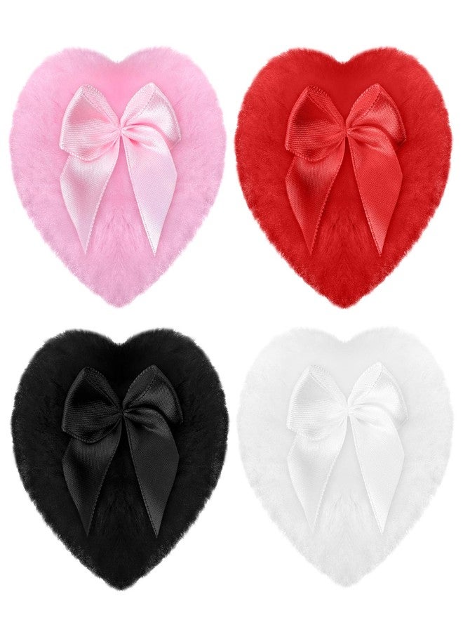 Guduling 4 Pcs Large Powder Puff,Heart Dusting Powder Puff,Soft Face Body Powders Puffs, Washable Reusable Makeup Puffs for Body Powders Wet Dry Makeup Tool for Baby & Kid & Adult - Image 1