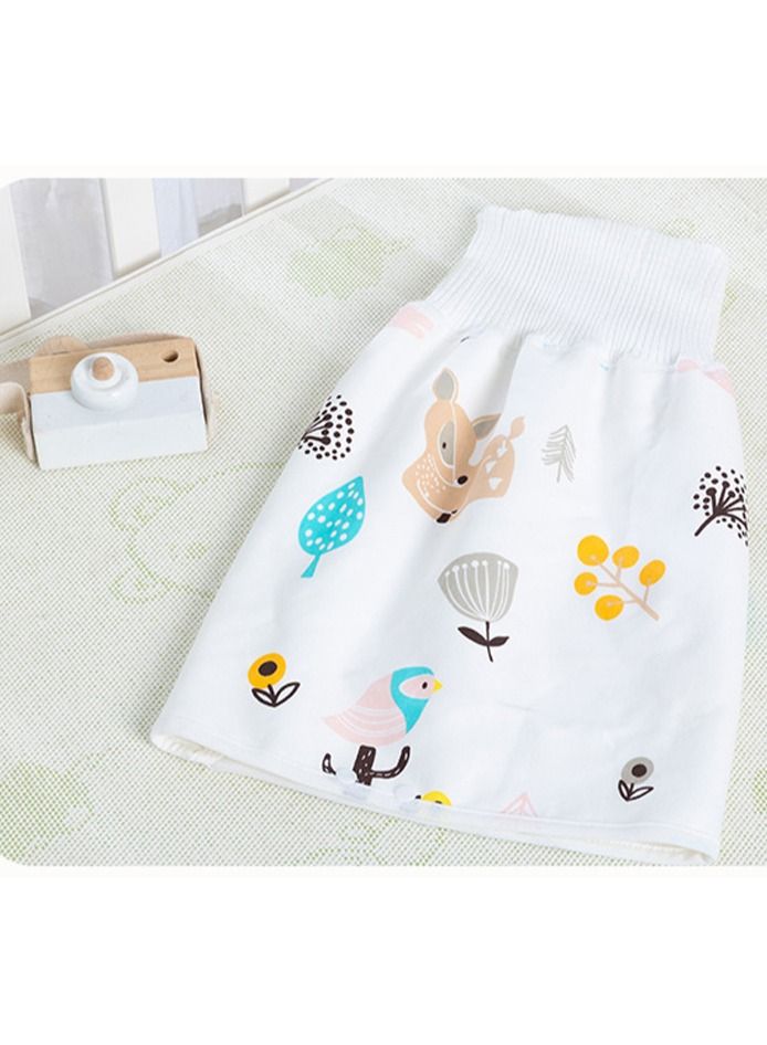 1 Pcs Comfy Infant Baby Diaper Skirt Toddler Potty Training Nappy Pants Kids Gift Waterproof Absorbent Washable Pants - Image 3