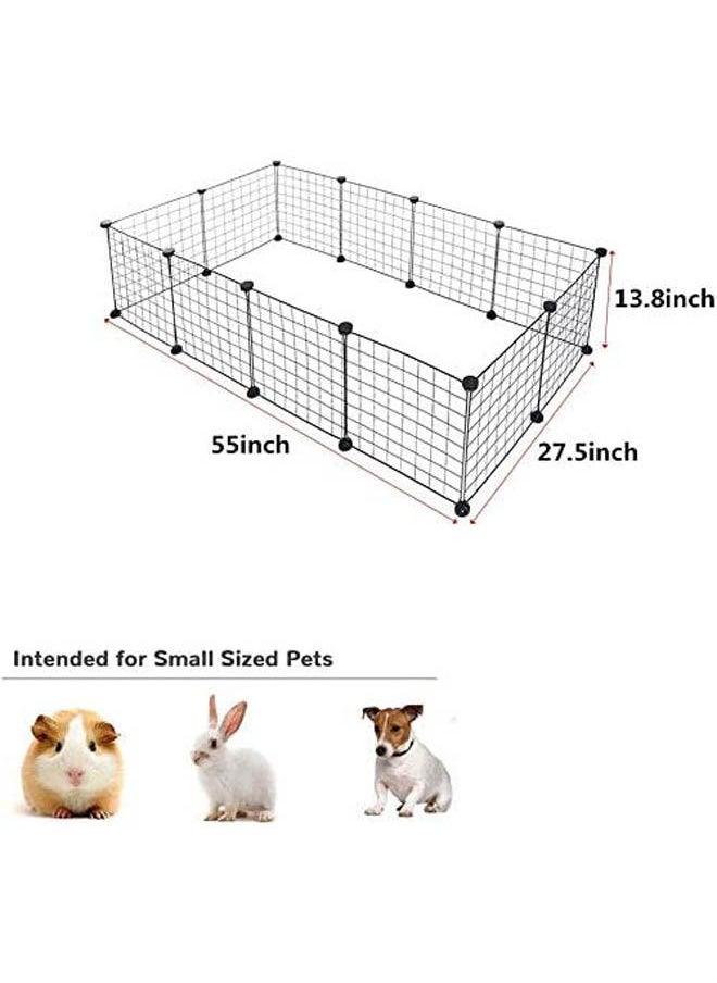 Exercise Cage 12 Panels Metal Wire Yard Fence - 55x 27.5x 13.8 cm - pzsku/ZB8F59772711DAC852300Z/45/_/1717578228/bac8a287-8c36-4000-98a5-10f9dc1a345e