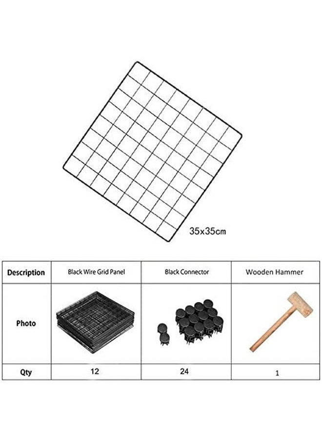 Exercise Cage 12 Panels Metal Wire Yard Fence - 55x 27.5x 13.8 cm - pzsku/ZB8F59772711DAC852300Z/45/_/1717578425/548cd756-fa63-45a4-9b6c-ce90769f3bd9