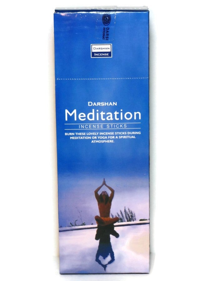 Darshan Incense Meditation, 120 Sticks in a Six Pack. Darshan, Hand Made in India. - Image 1