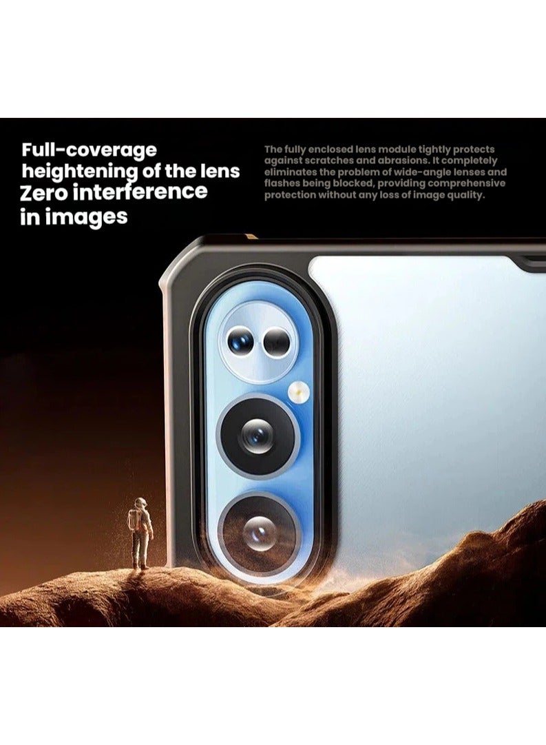 general Matte Protective Case, Compatible with Honor 500 Pro Ard PC Soft Shock-Absorbing Back Panel and TPU Frame Shock-Resistant and Drop-Proof Airbag Cover - Image 3