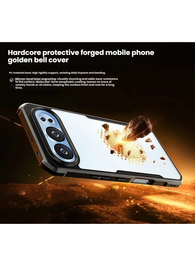 general Matte Protective Case, Compatible with Honor 500 Pro Ard PC Soft Shock-Absorbing Back Panel and TPU Frame Shock-Resistant and Drop-Proof Airbag Cover - Image 4