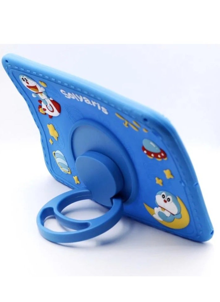 Generic - Soft Silicone Cute Special Astronaut Cosmonaut Pattern Tablet Case with Built-in Rotatable Foldable Kickstand Shockproof Cover Case for iPad Pro 11 Inch 3D Silicone Cartoon Case (2022/2021, 4th/3rd Generation), iPad Pro 11 Inch Cover,iPad Air 5 2022 / iPad Air 4 2020 10.9 Inch Case, Cute, Stand Function, Silicone case Case, Cover, Shock-Absorption - Image 1