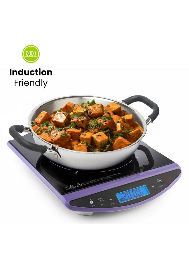 Allo Allo Triply Stainless Steel Kadhai with Handles|Perfect Kadhai for Curry/Stir-Fry/Deep-Fry/DryVeg/Saute Induction Friendly Naturally Non-Stick | 10 Years Warranty, 32cm, 6.8 litres Without lid  - Image 4