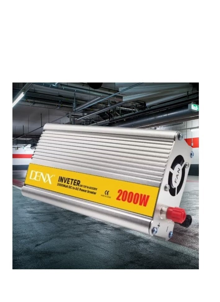 Denx Dx129 2000W 12V To 220V Automotive Power Inverter With Usb Port And Fast Charger  - Image 4