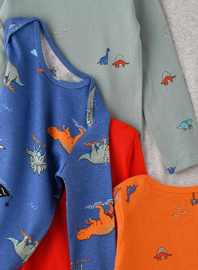 babyqlo Dinosaur Adventure Bodysuit Set of 5