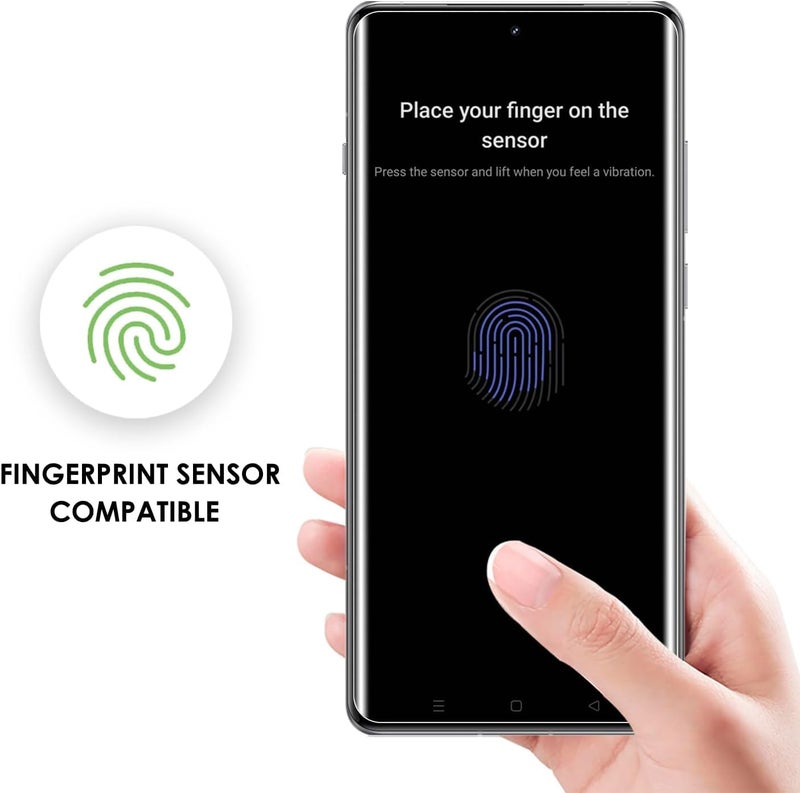 KLJP حماية شاشة زجاجية مقواة HD+ UV متوافقة مع أوبو رينو 11 (عبوة من 1) لاصقة بالكامل UV صديقة للحالات مع وضوح HD+ - Image 3