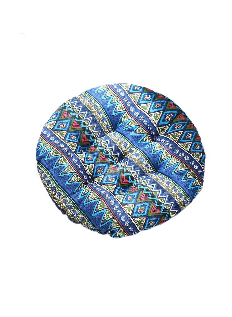 Anna Comfortable Cotton-Linen Breathable Round Chair Cushion for Home Office - Image 1