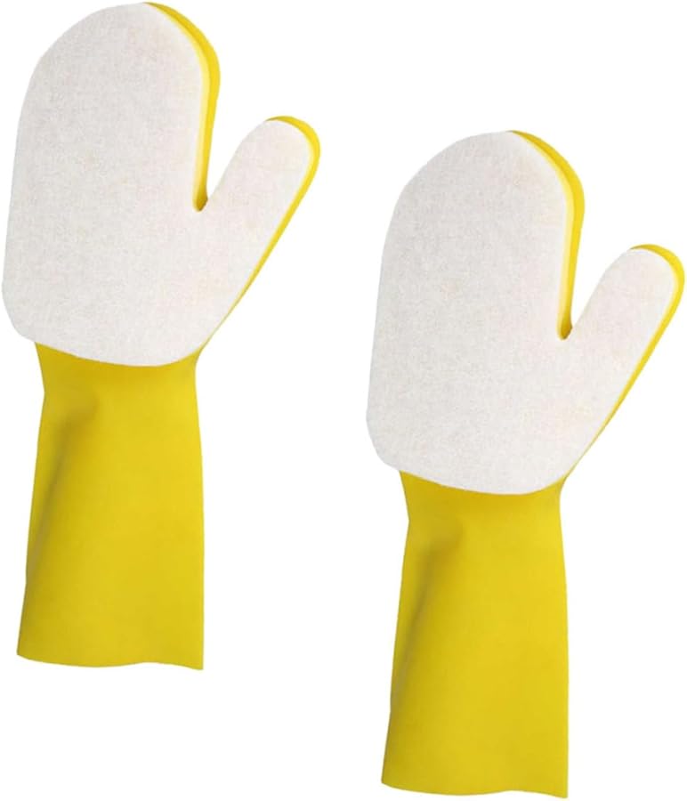 White Silicone Dish Scrubber Kitchen Cleaning Towel For Oven Bathtub Accessories - Image 1