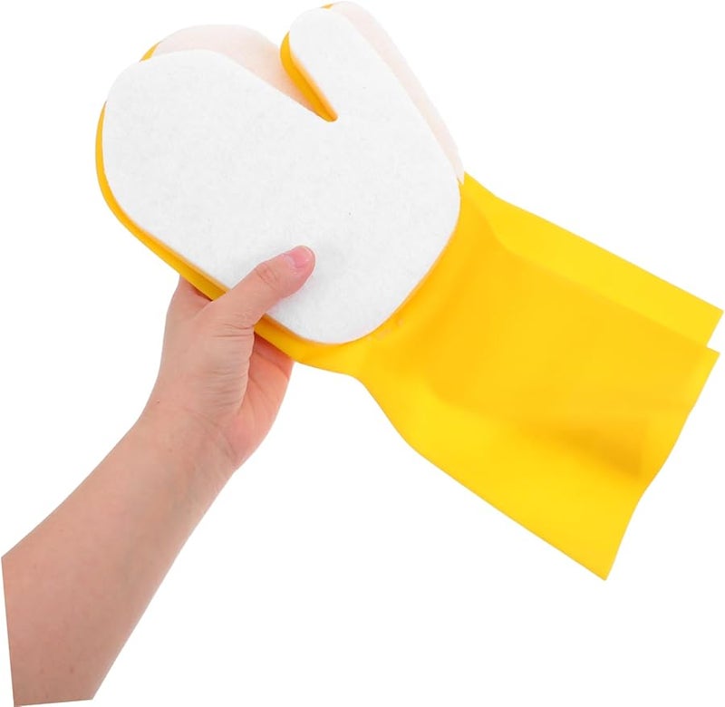 White Silicone Dish Scrubber Kitchen Cleaning Towel For Oven Bathtub Accessories - Image 5