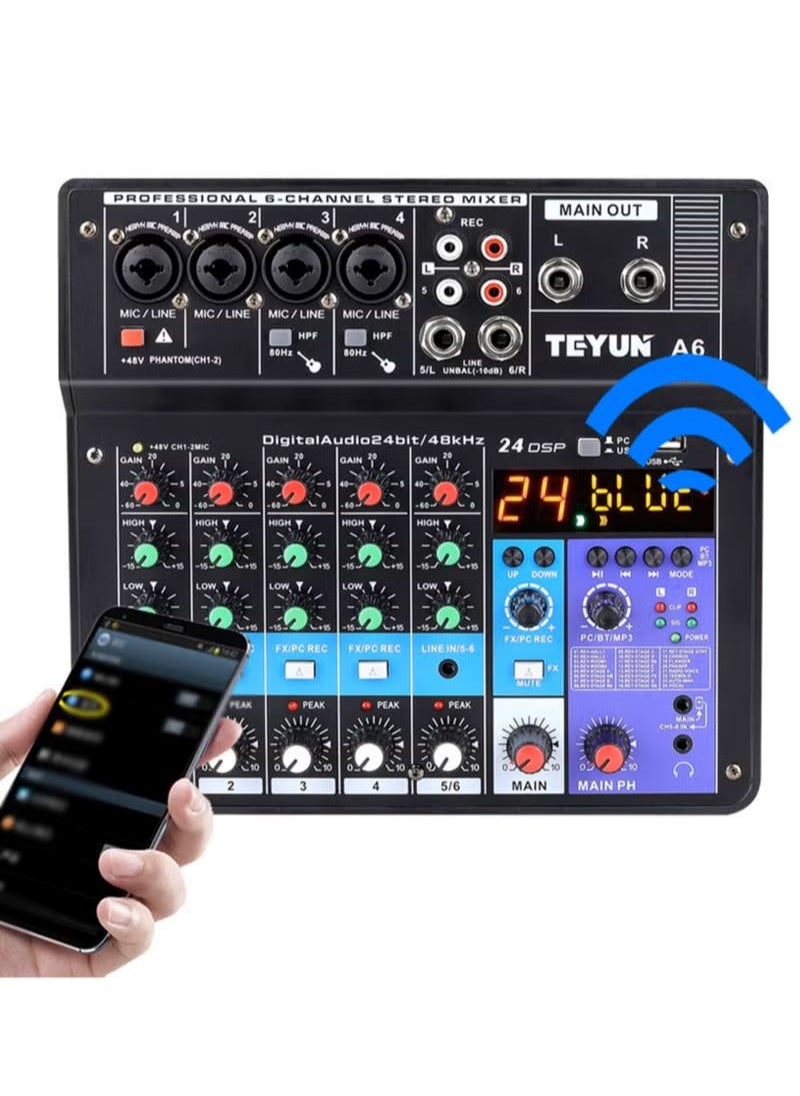 Protable Mini Mixer Audio Console with Sound Card USB Recording Singing Webcast Party Mixer - pzsku/ZB8F66727E34D054EF7B9Z/45/_/1715255507/06eec820-a31e-4632-87ba-d8cfcba1736c