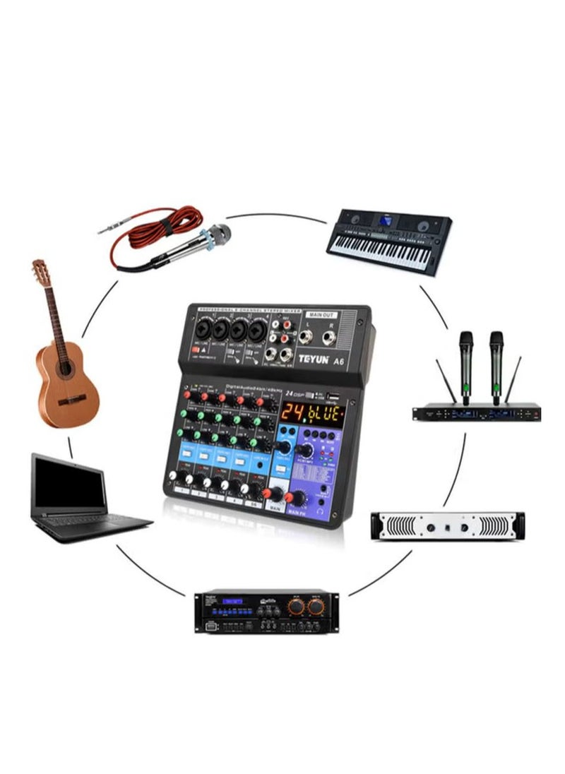 Protable Mini Mixer Audio Console with Sound Card USB Recording Singing Webcast Party Mixer - pzsku/ZB8F66727E34D054EF7B9Z/45/_/1715255510/9ea6eda4-11df-4bed-b594-8dfba3ec6072