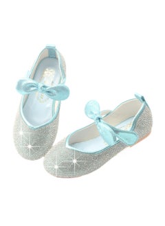 Generic Girls Princess Shoes Children's Sequin Velcro Flat Shoes Stage Performance Shoes  - Image 1