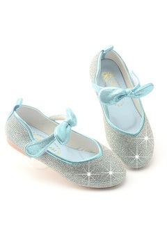 Generic Girls Princess Shoes Children's Sequin Velcro Flat Shoes Stage Performance Shoes  - Image 2