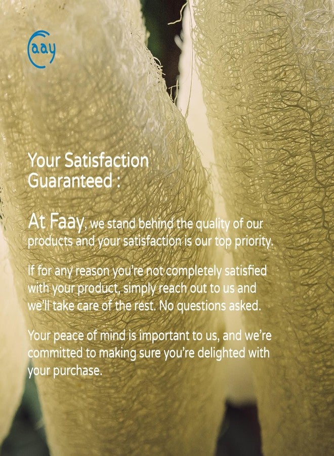 FAAY Soft Loofah Pad for Body Exfoliation - 2 Counts (1 Pack) Shower Luffa Sponge, Gentle and Effective Spa Treatment at Home | Prevents Ingrown Hairs - Image 5
