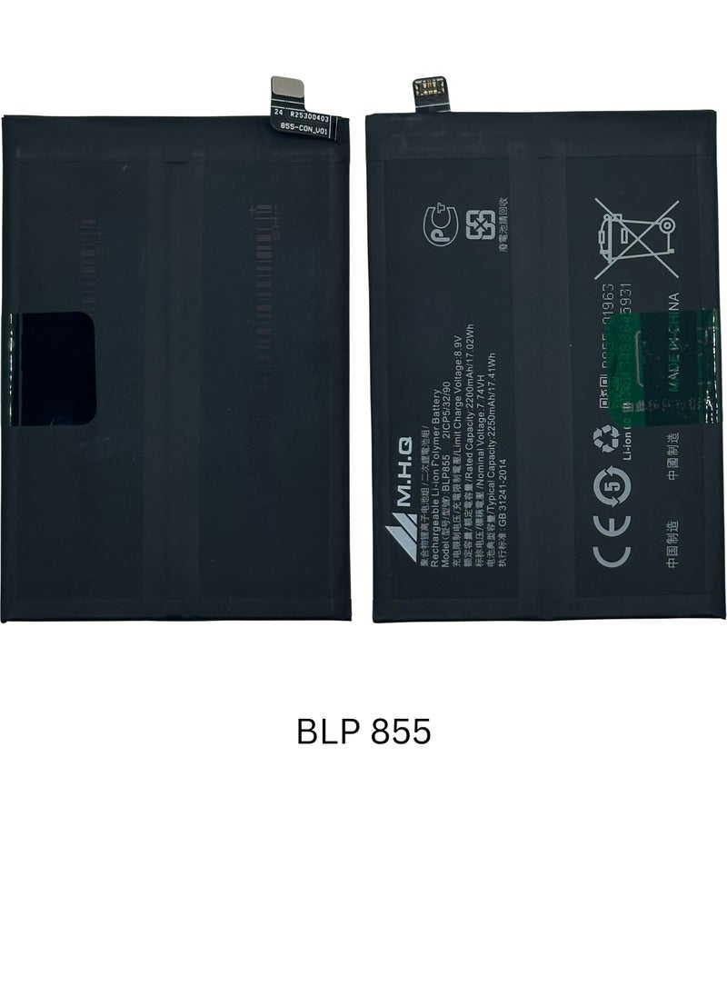 M.H.Q BLP 855 FOR OPPO Reno 7 (CPH2363) Battery High Quality  - Image 3