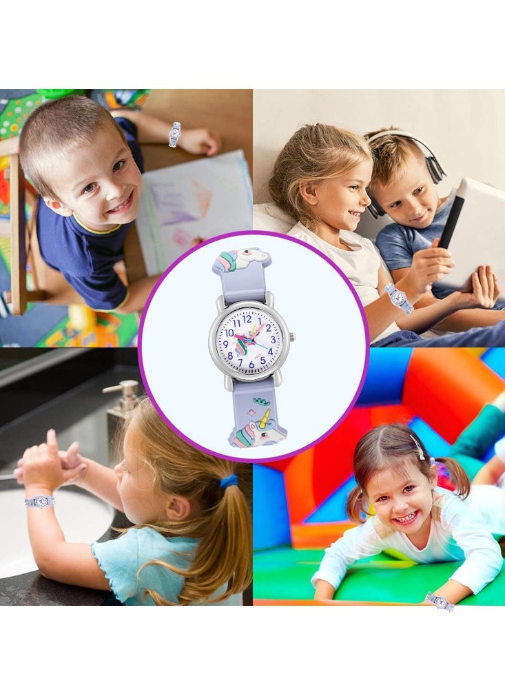 Girl Watches Waterproof Durable, Fashionable Cute Cartoon Toddler