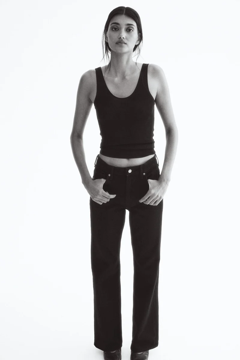 H&M Bootcut High Jeans