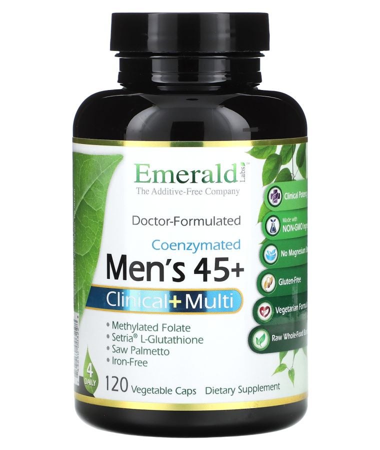 Emerald Laboratories Coenzymated Men's 45+ Clinical+ Multi 120 Vegetable Caps