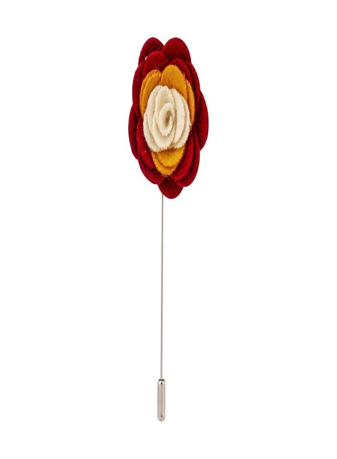 Knighthood Men's Lapel Pin Handmade Lapel Pin Flower Stick Boutonniere Pin - Image 1