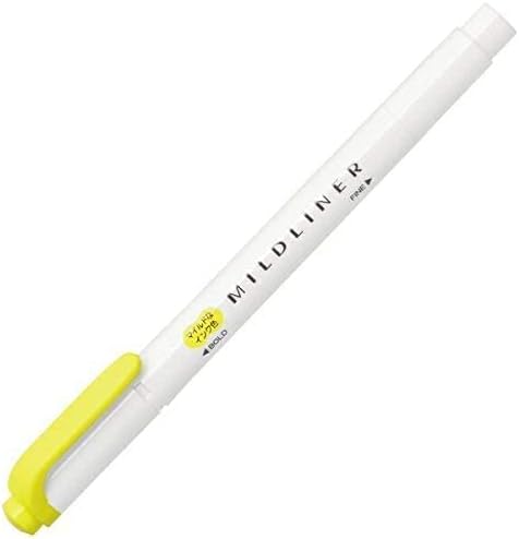 Zebra Pen Zebra Mildliner Highlighter in Mild Lemon Yellow - Image 2