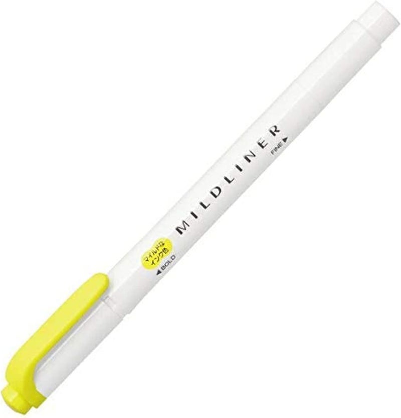 Zebra Pen Zebra Mildliner Highlighter in Mild Lemon Yellow - Image 1