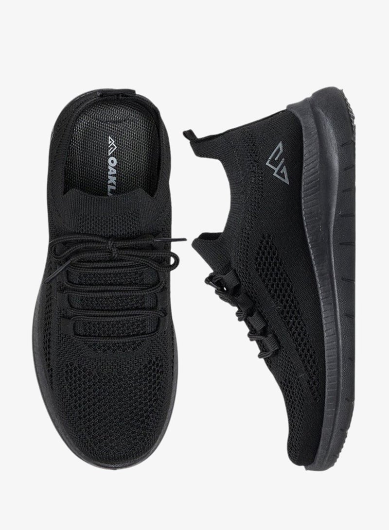 Oaklan by Shoexpress Logo Print Sports Shoes with Lace-Up Closure - Image 3