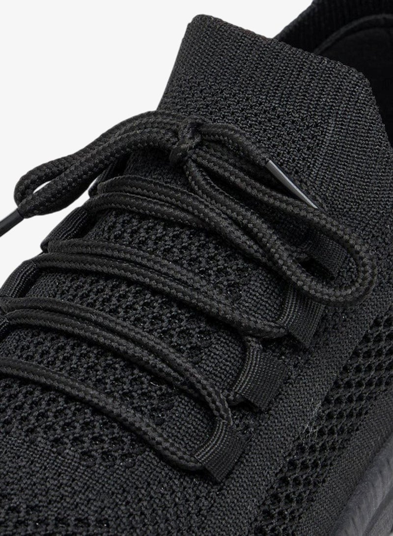 Oaklan by Shoexpress Logo Print Sports Shoes with Lace-Up Closure - Image 4