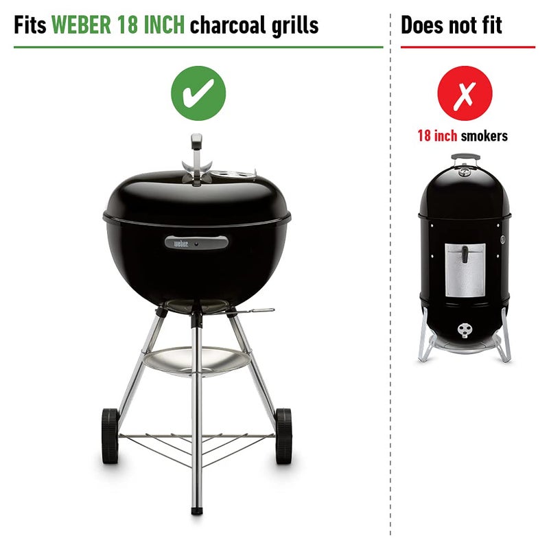 Weber Cooking Grate, 17.5 inches, Heavy Duty Plated Steel - Image 3