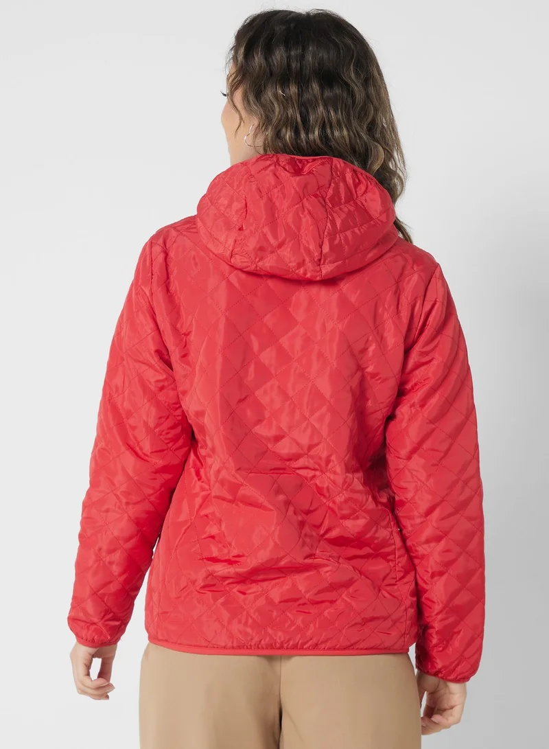Ginger Quilted Jacket With Zipper