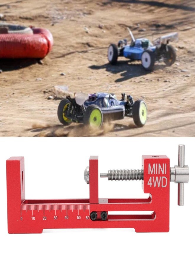 WGFOIP Aluminium Alloy 4 Wheel Drive Tire Installer, RC Mini Car Wheel Loader Tool for Easy Tire Fitting and Replacement (Red) - Image 2