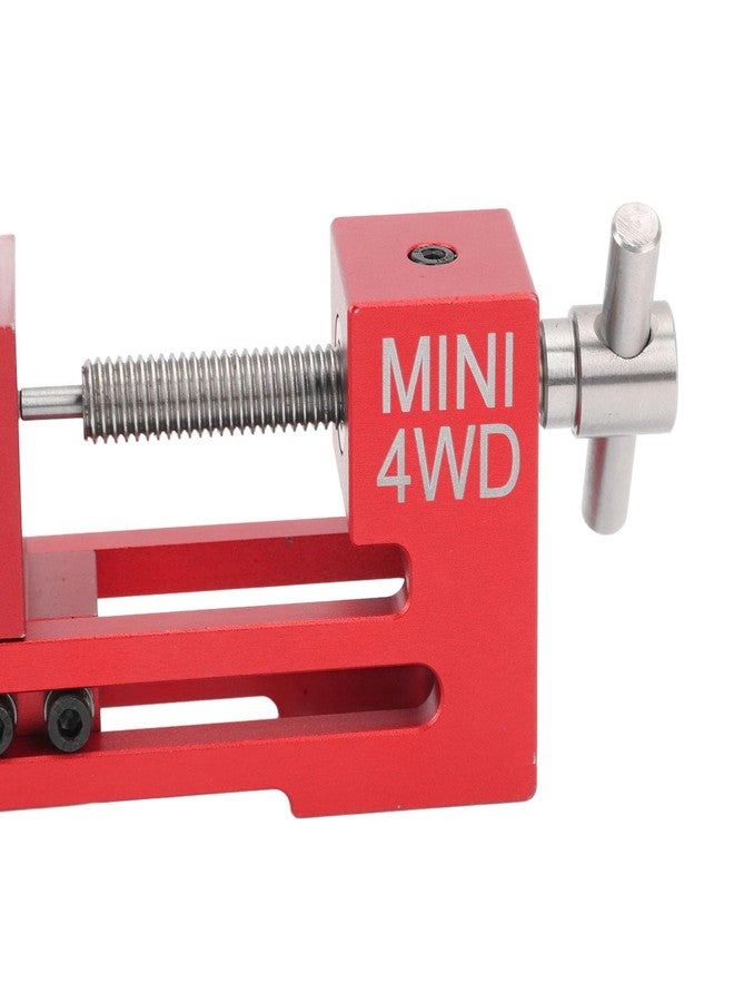 WGFOIP Aluminium Alloy 4 Wheel Drive Tire Installer, RC Mini Car Wheel Loader Tool for Easy Tire Fitting and Replacement (Red) - Image 3