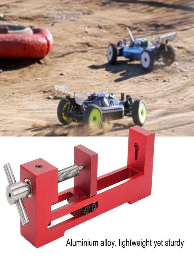 WGFOIP Aluminium Alloy 4 Wheel Drive Tire Installer, RC Mini Car Wheel Loader Tool for Easy Tire Fitting and Replacement (Red) - Image 4