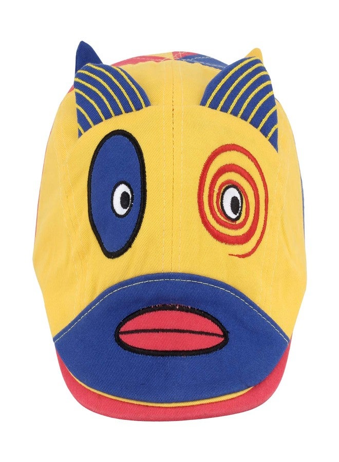 Zacharias G3E Boy's and Girl's Cotton Cap A-04 (Multicolour; 4-10 Years) - Image 5