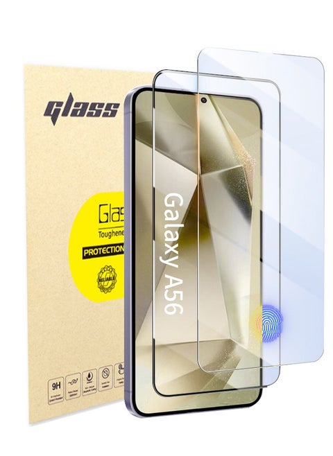2 Pack Samsung Galaxy A56 Privacy Screen Protector, [28° Anti-Spy][9H Hardness][Anti Scratch][Bubble Free] Tempered Screen Protector for Samsung Galaxy A56 (Boxed, 2PCS)