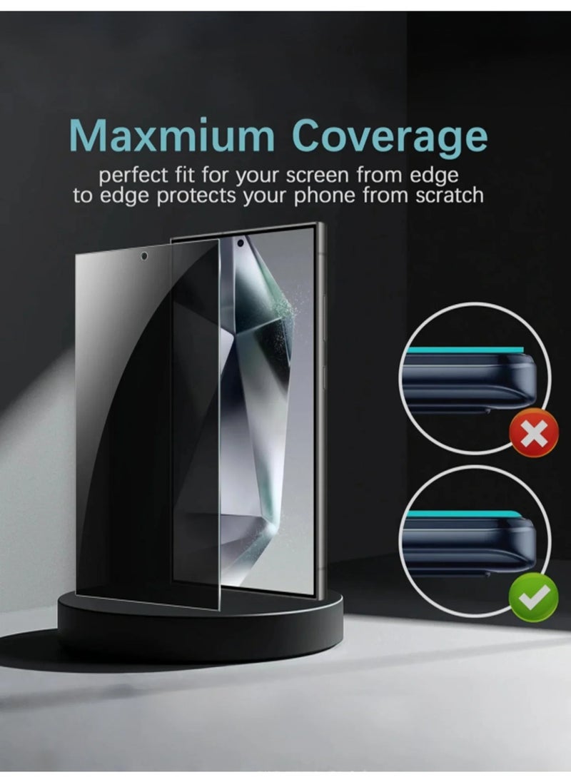 2 Pack Samsung Galaxy A56 Privacy Screen Protector, [28° Anti-Spy][9H Hardness][Anti Scratch][Bubble Free] Tempered Screen Protector for Samsung Galaxy A56 (Boxed, 2PCS)