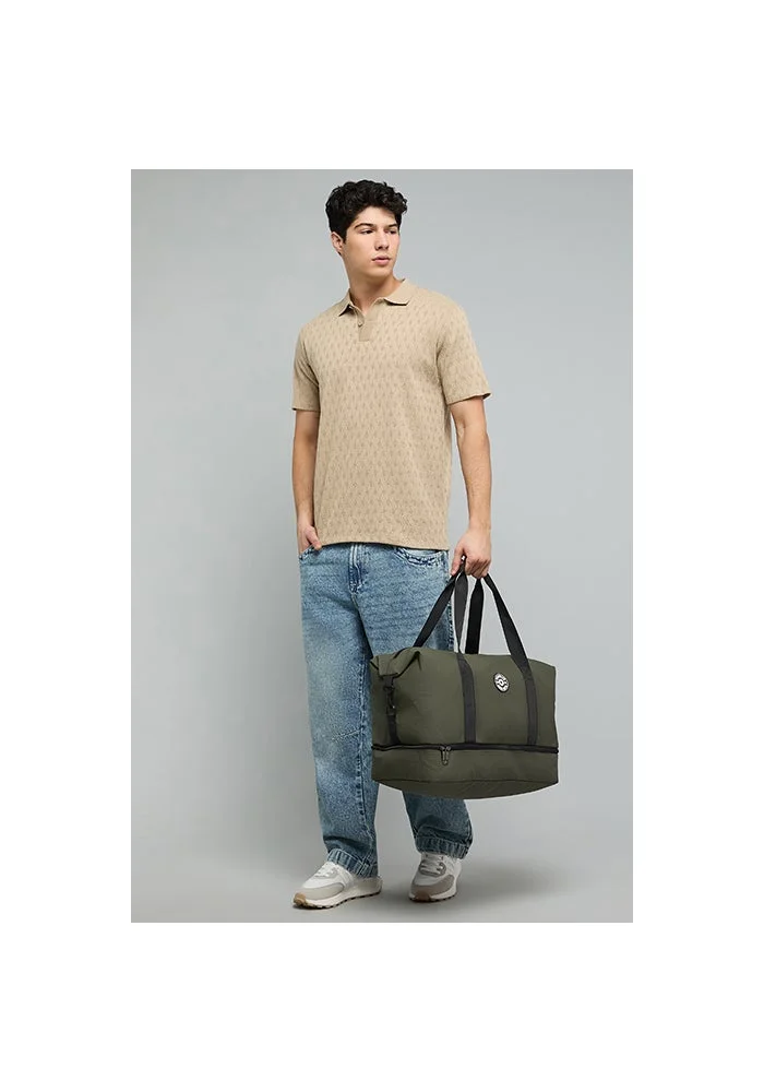 R&b Jacquard Polo T-Shirt with Short Sleeves