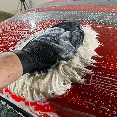 CARPRO Car Wash Mitt Merino Wool - The Professional's Scratch Free, Swirl Free & Lint Free Car Wash Kit Essential - Superior to Microfiber (1 Glove) - Image 4