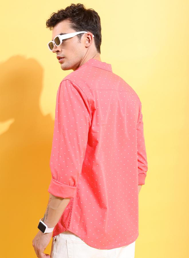 HIGHLANDER All Over Print Chest Pocket Shirt with Long Sleeves - Image 3