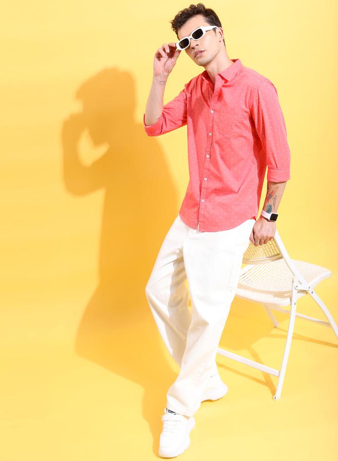 HIGHLANDER All Over Print Chest Pocket Shirt with Long Sleeves - Image 5