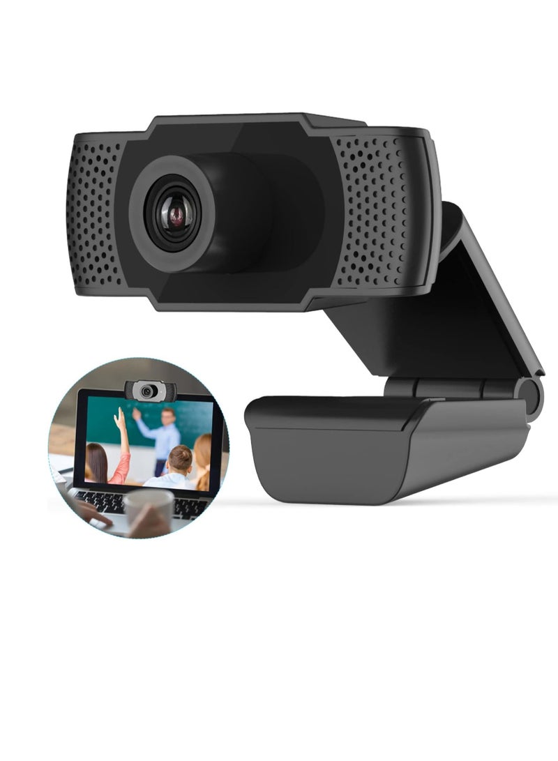 كاميرا كمبيوتر Yanmis مع محرك أقراص مجاني USB 2.0 1920 x 1080 30 هرتز مع ميكروفون مدمج، كاميرا ويب 1080 بكسل لمكالمات الفيديو، تسجيل في الوقت الحقيقي - Image 5
