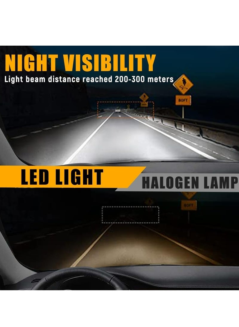 Oasisgalore - H11 Fog Bulbs, 40W 18000LM, 6500K Cool White, Canbus Ready, Plug & Play, 2PCS - Image 1